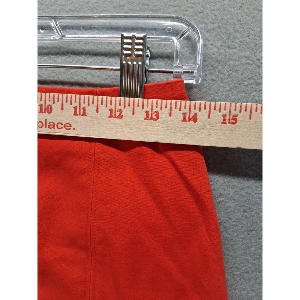 Kate Spade Saturday Red High Rise Pencil Straight Skirt Business Casual‎ Size 4